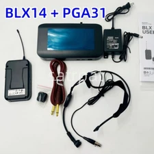 BLX14 Headset System With PGA31 Headset Microphone 512–542 mHz BLX14/PGA31 New