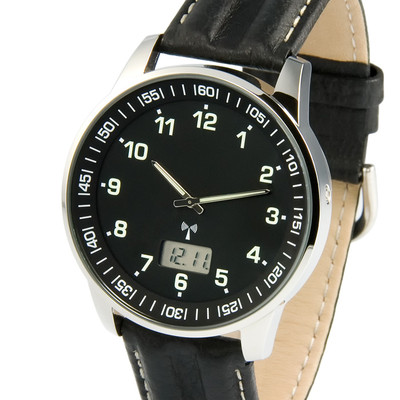 funk armbanduhr herren lederarmband