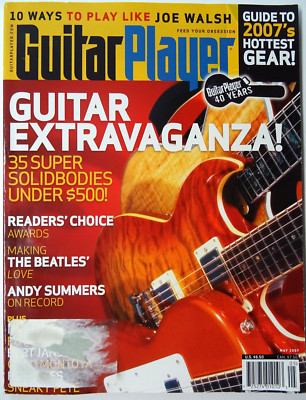 Guitar Player Magazine 2007 May Andy Summers Dave Meniketti Fu Manchu Jansch