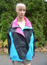 THE WOOLRICH WOMAN 17040 Multicolor Nylon Lightweight Zip Lined JACKET Womens L