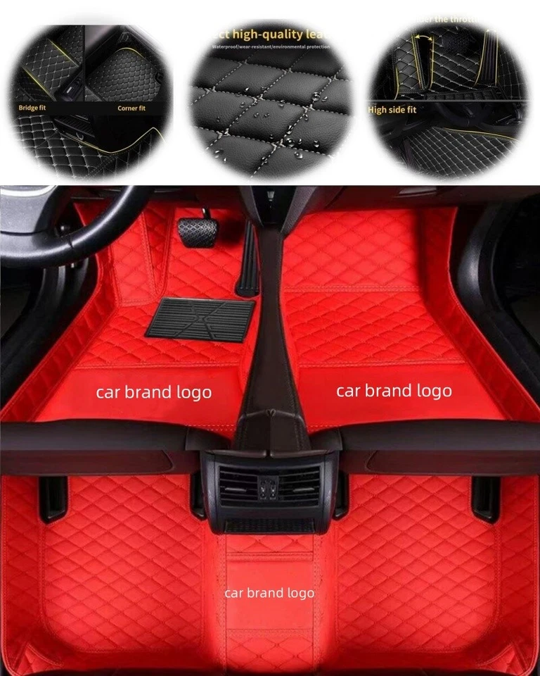 Car Floor Mats Fit for Chevrolet All Models Waterproof Liner Mats Luxury Custom Foto 4 de 4