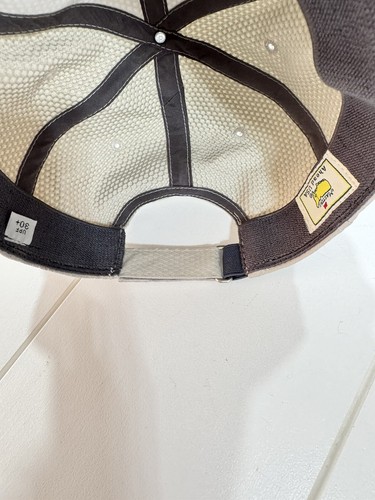 The Masters 2019 Golf Hat Cap Strap Back Augusta National Beige Ahead USA UPF 30 - Picture 8 of 11