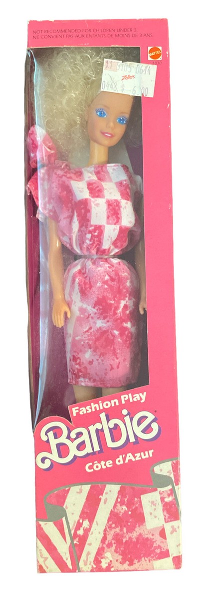 Barbie Fashion Play Doll Cote D'Azur Foreign Issue 1987 7193