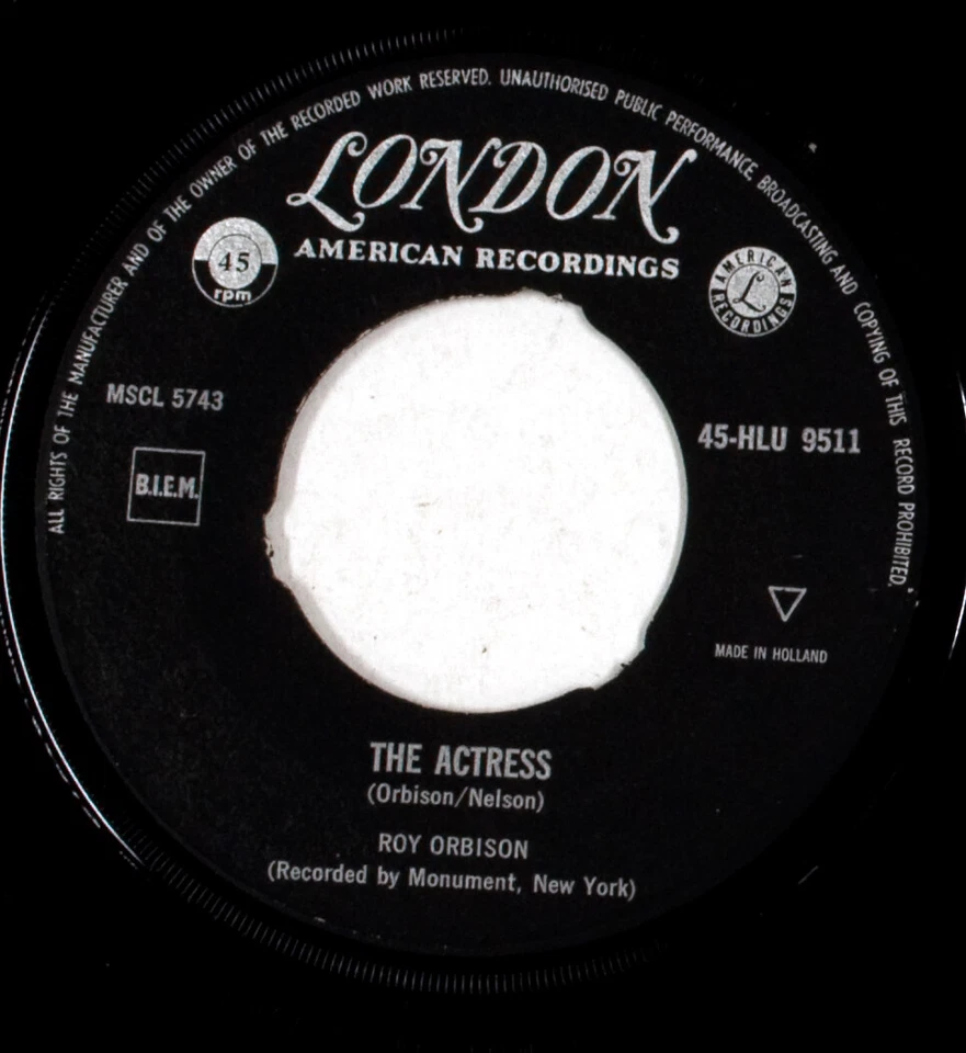Roy Orbison – Dream Baby 7" Vinyl VG+ AM388 - Image 4 of 4