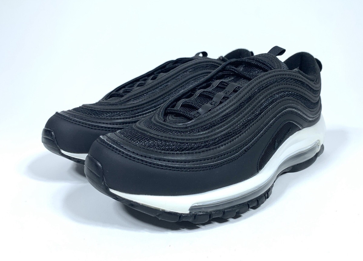 書97 Nike Air Max 97 Black White Sneakers 921733-006 Women Size 9
