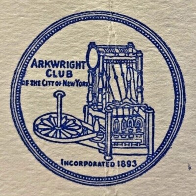 Vintage 1956 Arkwright Club Of City Of New York Restaurant Menu Private Club NYC