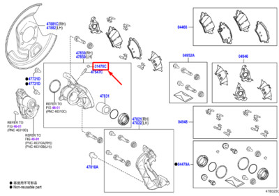 Toyota C-HR MK1 Bremsscheibenentlüftungsstopfenkappe hinten 9006939027 NEU ORIGINAL