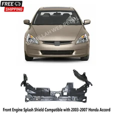 Front Engine Splash Shield Compatible with 2003-2007 Honda Accord