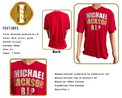 Michael Jackson Tシャツ レッド Mサイズ s-l400.jpg
