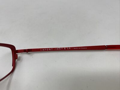 JEAN LAFONT ISSY & LA ANEMONE 654 49/17/135 RED BLUE  display picture 3