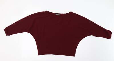 My Dress Room Damenpullover roter Rundhalsausschnitt Größe M