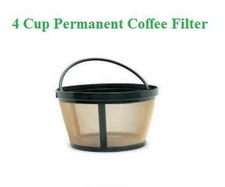 GoldTone Reusable 4 Cup Basket Coffee Filter for Mr. Coffee Makers and Brewers