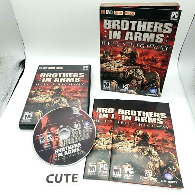Brothers in Arms: Hell's Highway (PC CD-ROM, 2008) *NO CD Key* CIB Lots of photo