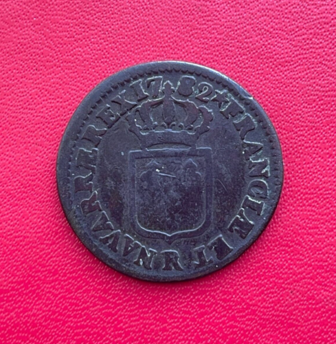 Belle monnaie royale Louis XVI, Sol à l'Ecu 1782 R (atelier Orléans). TB - Photo 1/2