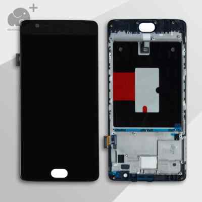 OnePlus 3 Three A3000 A3003 A3010 3T LCD Bildschirm Display Touchscreen Rahmen