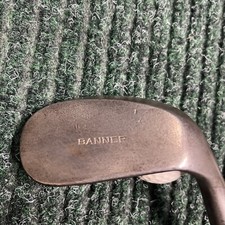 Very Rare Hickory Golf Club 50" Kroydon "BANNER" Vertical Groove Niblick KC532