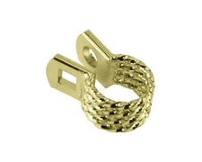 F&R ORIGINAL LOWRIDER Twisted SEATPOST CLAMP (OUTER DIAMETER 22.2mm) GOLD