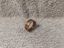 1990 Kennedy Half Dollars size 9 coin ring handmade mixed metals