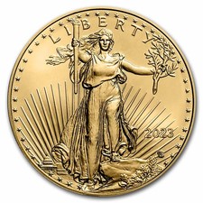 2023 1 oz American Gold Eagle BU 4786.21 per troy oz