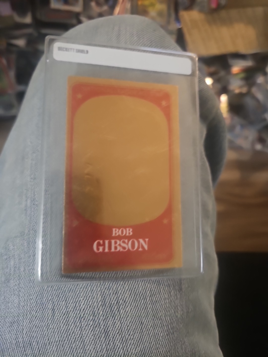 1965 Topps Embossed #69 Bob Gibson National League All Star Cardinals HOF