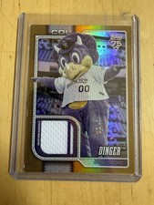 2026 Topps Series 1 Celebration Colorado Rockies Mascot Dinger Gold Relic /50