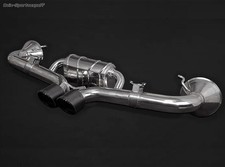 Capristo Sportauspuff mittig Porsche 911 GT3 Typ 992 2x rund abgeschrägt Carbon