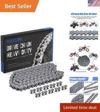Versatile 420 Chain 102 Links for Mini Bikes: Compatible with Multiple Models