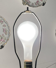 Antique GE General Electric Mazda Opaque White Light Bulb 7  150w 120v - WORKS 