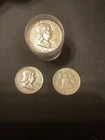 New Listing1956 Franklin Silver Half Dollars Roll (20)