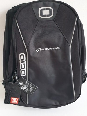 OGIO Marshall Laptop Backpack Black 411053 Tech Travel Bag Hutchinson Logo NWT