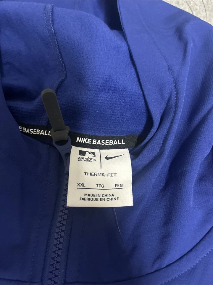 NWT Men’s Nike Texas Rangers Dugout Jacket XXL Blue Red Full Zip 2X - Image 4 of 4