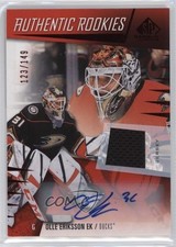 2023 SP Game Used Authentic Rookies Jersey /149 Olle Eriksson Ek #251 Auto 00em