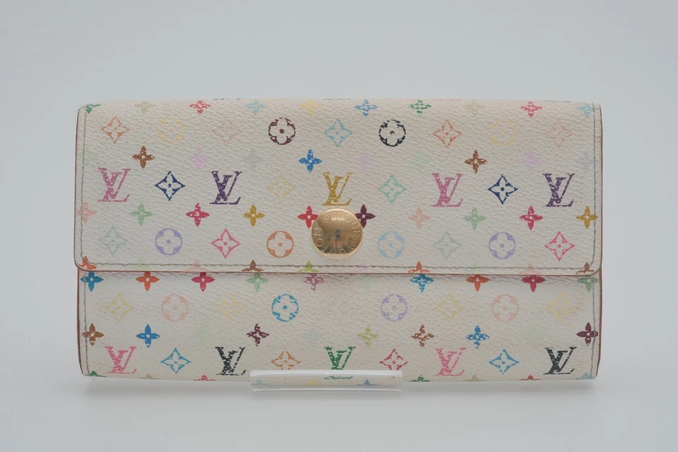 Louis Vuitton Wallet Purse Monogram Sarah Multicolor Authentic - Image 2 of 4