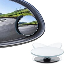 4PCS Blind Spot Mirror, Round HD Glass Side Blindspot, Frameless Convex Mirror C