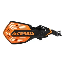 Acerbis K-Future Handguards Black/16 KTM Orange For Motorcycle Dirt Bike Enduro