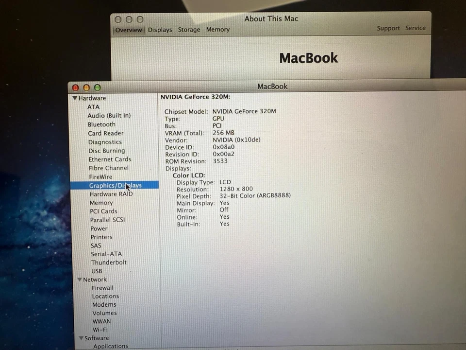 Apple Macbook 13'' A1342 Intel Core 2 Duo 2.4Ghz, 250GB HD, 2GB RAM, Mid 2010 - Image 3 of 4