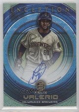 2022 Bowman Inception Prospect Blue Foil 39/99 Felix Valerio #PA-FV Auto 0ft3