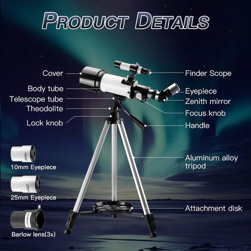Professional Astronomical Telescope Night Vision Space Star Moon HD Viewing 2025 - Picture 6 of 12