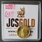 2001 $5 1/10oz Gold American Eagle