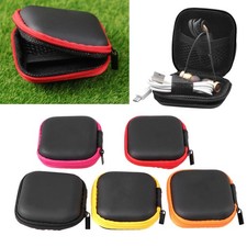 5 Pcs Zipper Bag Earphone Storage Case Electronic Equipment Portable Carrying