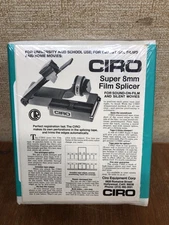 New Sealed Vintage CIRO Super 8mm Adhesive Tape Splicer Film Splicer
