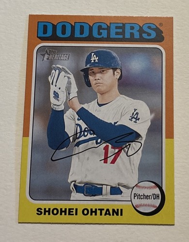 2024 Topps Heritage - Shohei Ohtani #371- DODGERS MVP🔥🔥