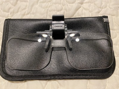 Carson Optical Clip & Flip Magnifying Glasses With Pouch +2.25