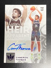 Cameron Thomas Auto Court Kings /49 Rookie, Heir Apparent(Ready To Grade!)