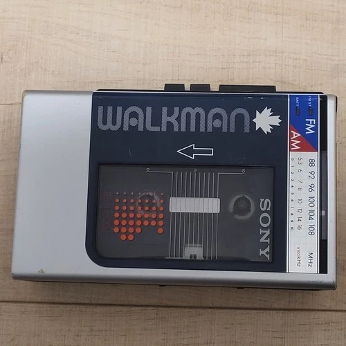 Vintage Sony Walkman Cassette Player FM/AM Radio WM-F8 Needs TLC