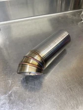 3" Welded Pie Cuts + 6” Extension 45 Degree Elbow 304 Stainless