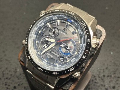 CASIO EDIFICE Solar EQS-500 43mm Handgelenk 17,5cm aus Japan
