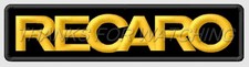 Recaro Embroidered Patch Ironsew On 5x 1-14 Automotive Sport Child Car Seats
