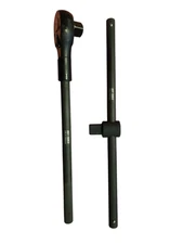 1" Drive Impact Ratchet 20" Long with Removable Head and a T-Handle 20" Long