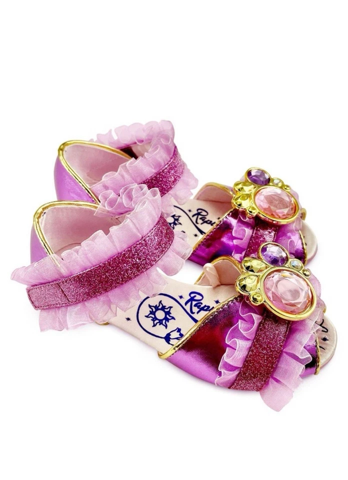 Disney Princesa Rapunzel Disfraz Zapatos Enredados Talla 13.5 Foto 3 de 4
